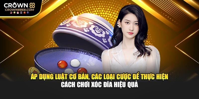 Áp dụng luật cơ bản, các loại cược để thực hiện cách chơi Xóc Đĩa hiệu quả